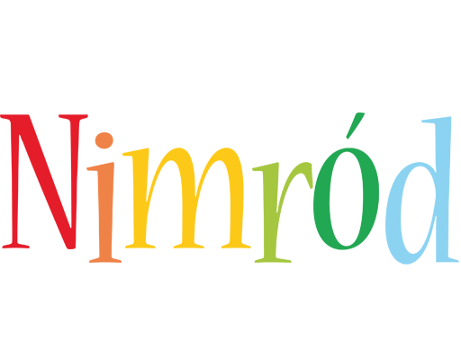Nimród birthday logo