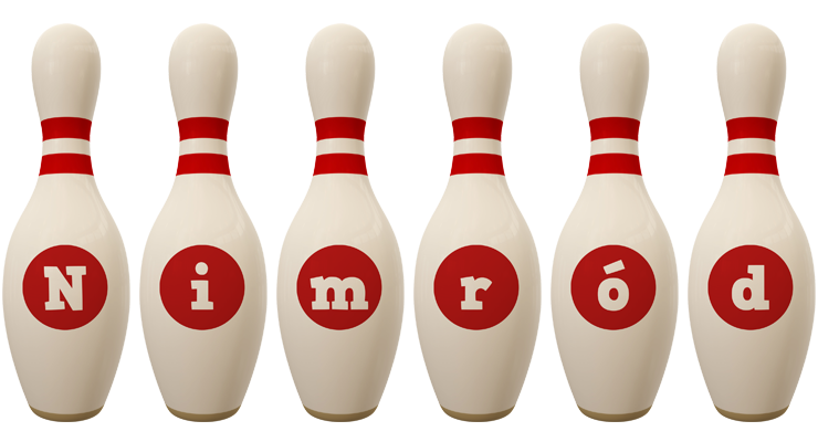 Nimród bowling-pin logo