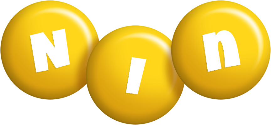Nin candy-yellow logo