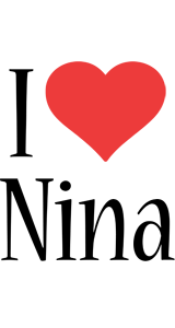 Nina i-love logo