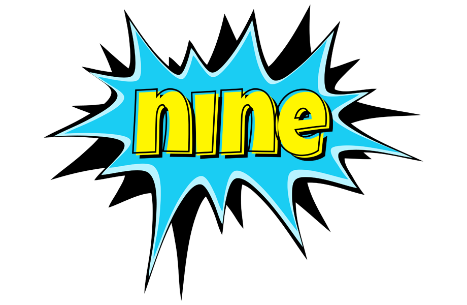 Nine amazing logo