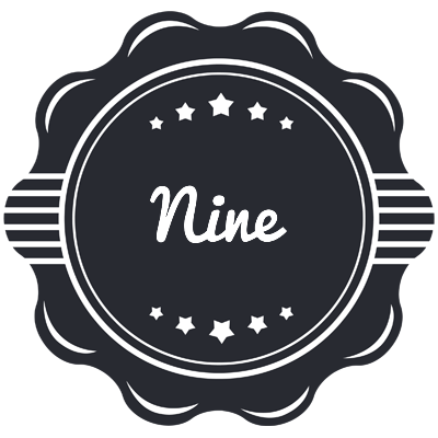 Nine badge logo