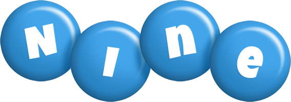 Nine candy-blue logo