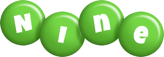 Nine candy-green logo