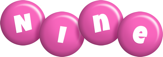 Nine candy-pink logo
