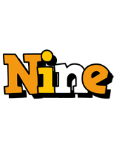 Nine cartoon logo