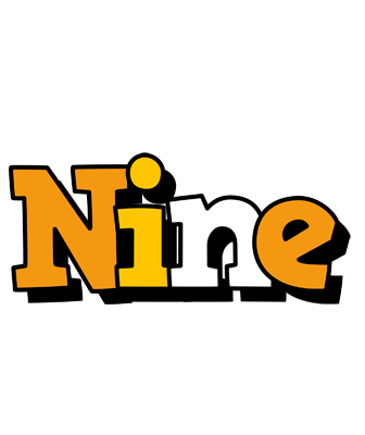 Nine cartoon logo