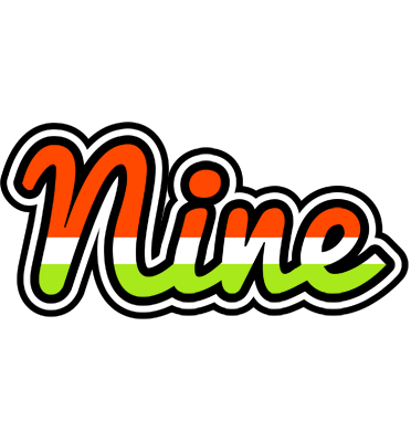 Nine exotic logo