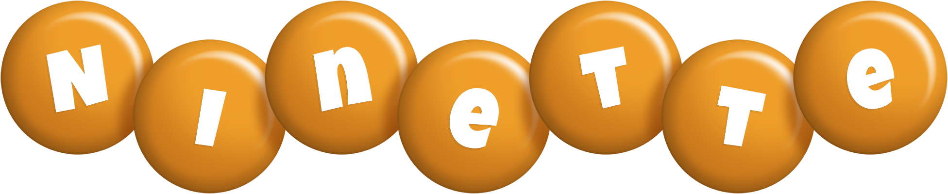 Ninette candy-orange logo