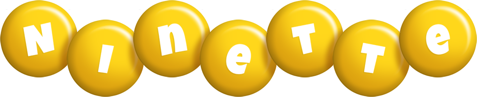 Ninette candy-yellow logo