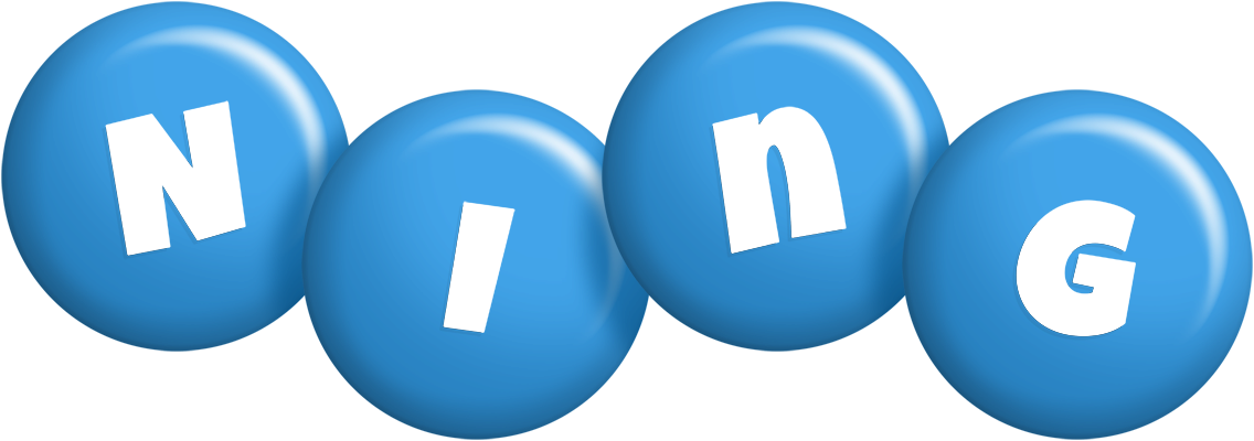 Ning candy-blue logo