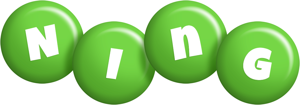 Ning candy-green logo