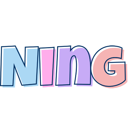 Ning pastel logo
