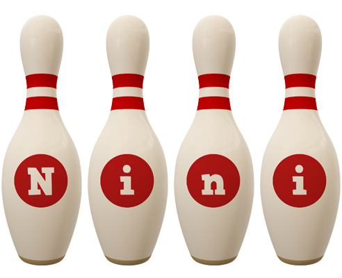 Nini bowling-pin logo