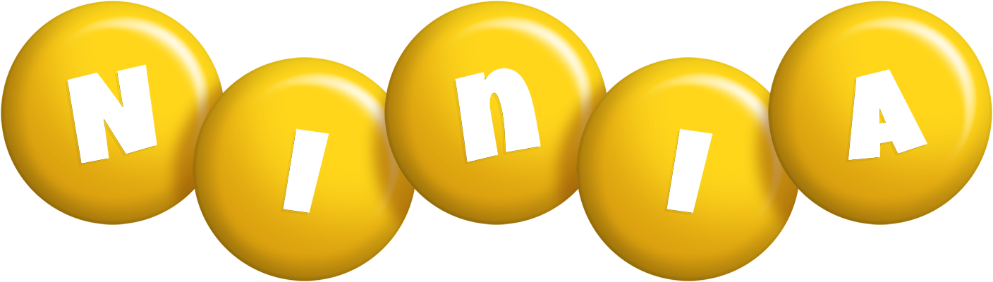 Ninia candy-yellow logo