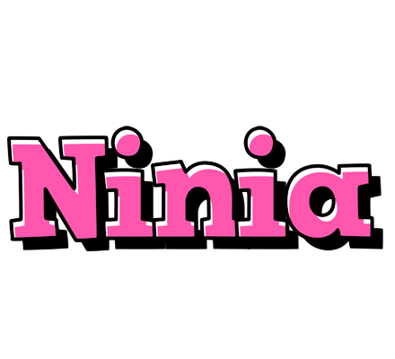 Ninia girlish logo