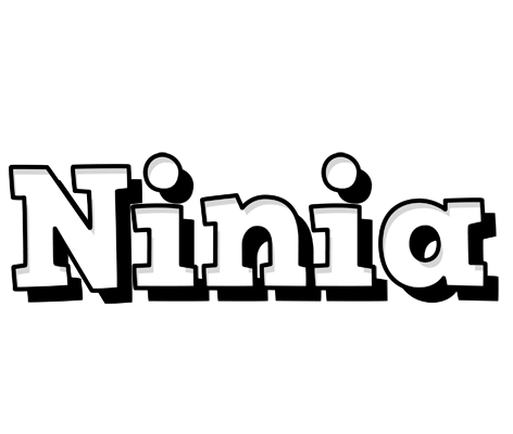 Ninia snowing logo