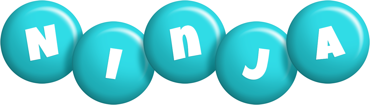 Ninja candy-azur logo