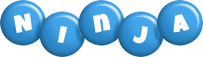 Ninja candy-blue logo
