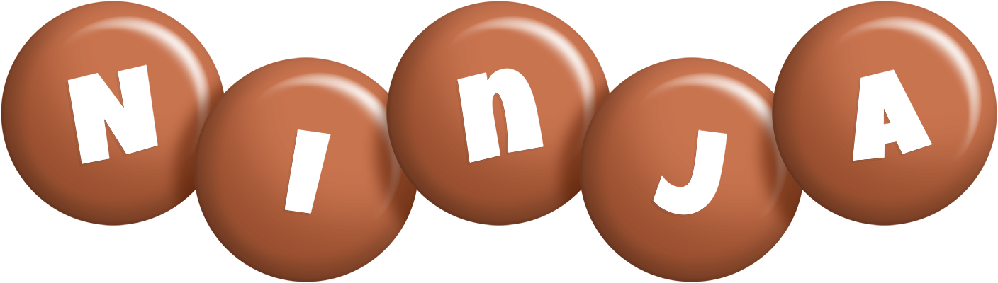 Ninja candy-brown logo