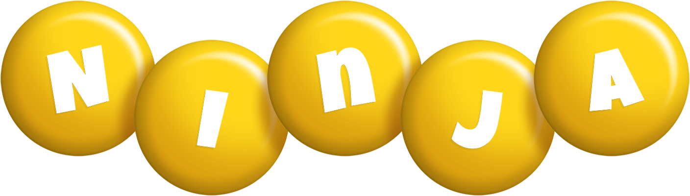 Ninja candy-yellow logo