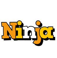 Ninja cartoon logo