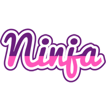 Ninja cheerful logo