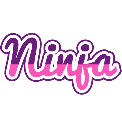 Ninja cheerful logo
