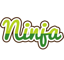 Ninja golfing logo