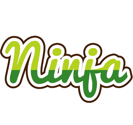 Ninja golfing logo