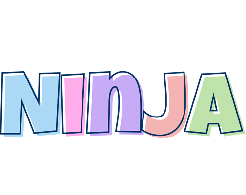 Ninja pastel logo