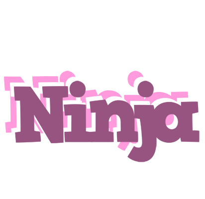Ninja relaxing logo