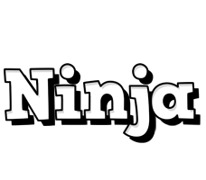 Ninja snowing logo