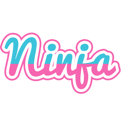 Ninja woman logo