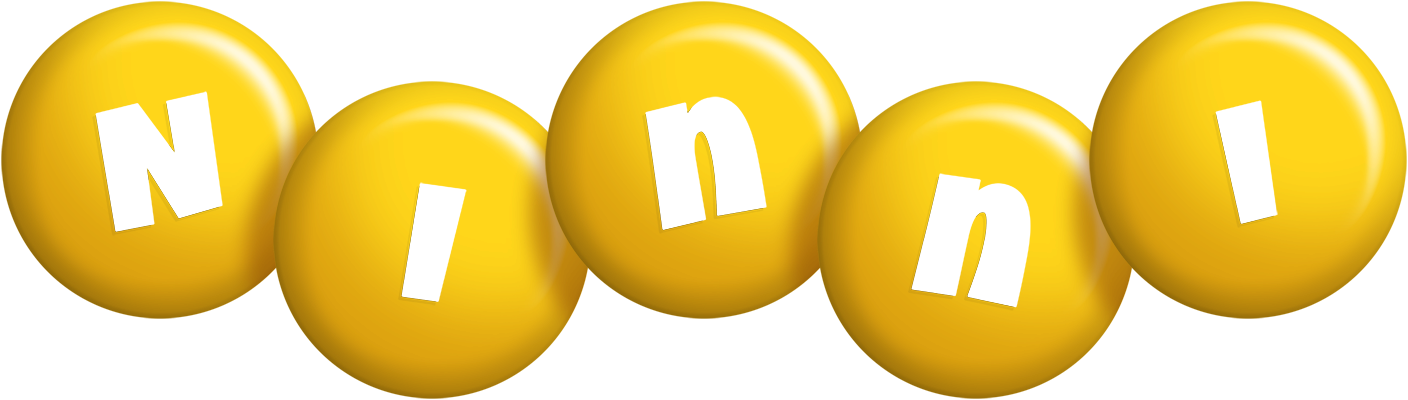 Ninni candy-yellow logo