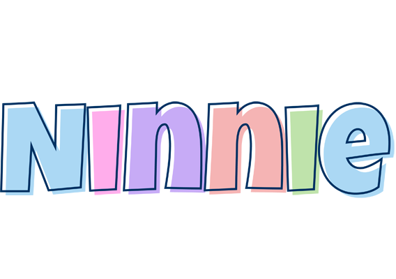 Ninnie pastel logo