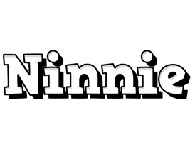 Ninnie snowing logo