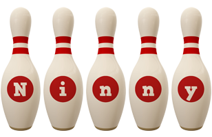 Ninny bowling-pin logo