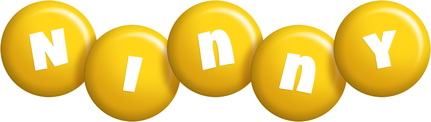 Ninny candy-yellow logo