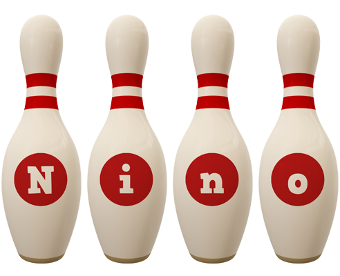 Nino bowling-pin logo