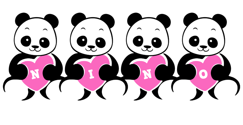Nino love-panda logo