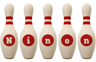 Ninon bowling-pin logo