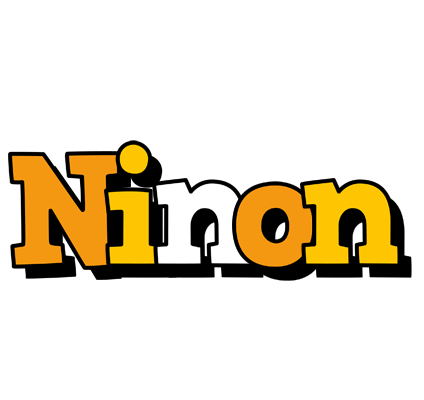 Ninon cartoon logo