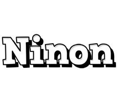 Ninon snowing logo