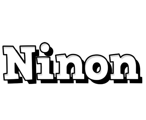 Ninon snowing logo