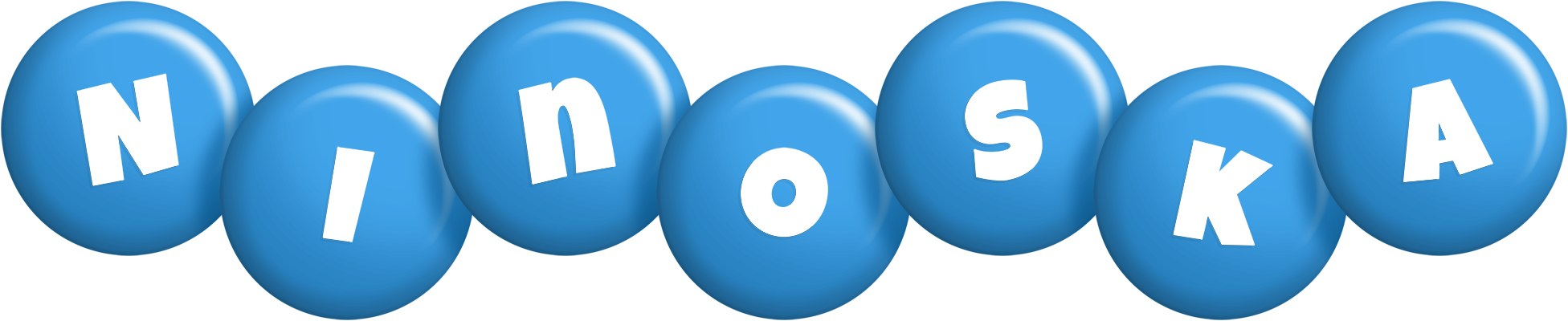 Ninoska candy-blue logo