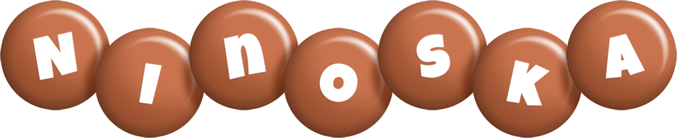 Ninoska candy-brown logo