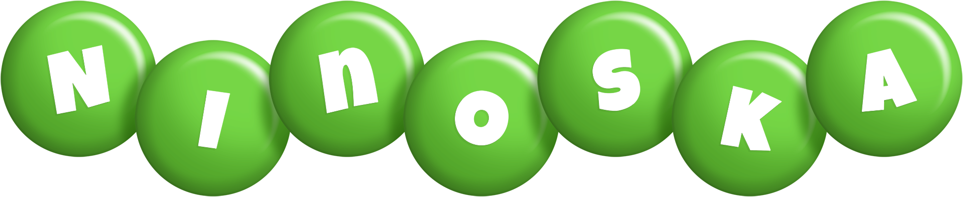 Ninoska candy-green logo