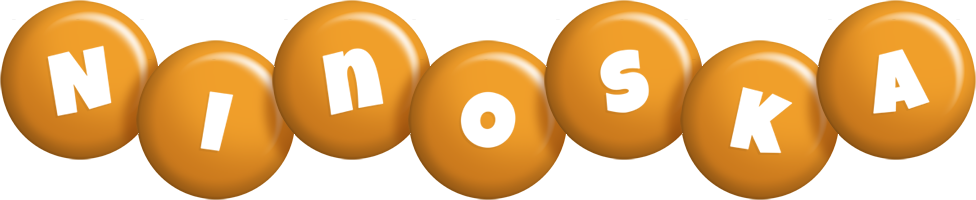 Ninoska candy-orange logo