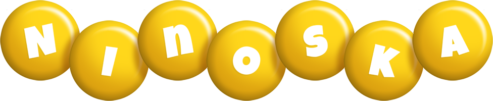 Ninoska candy-yellow logo